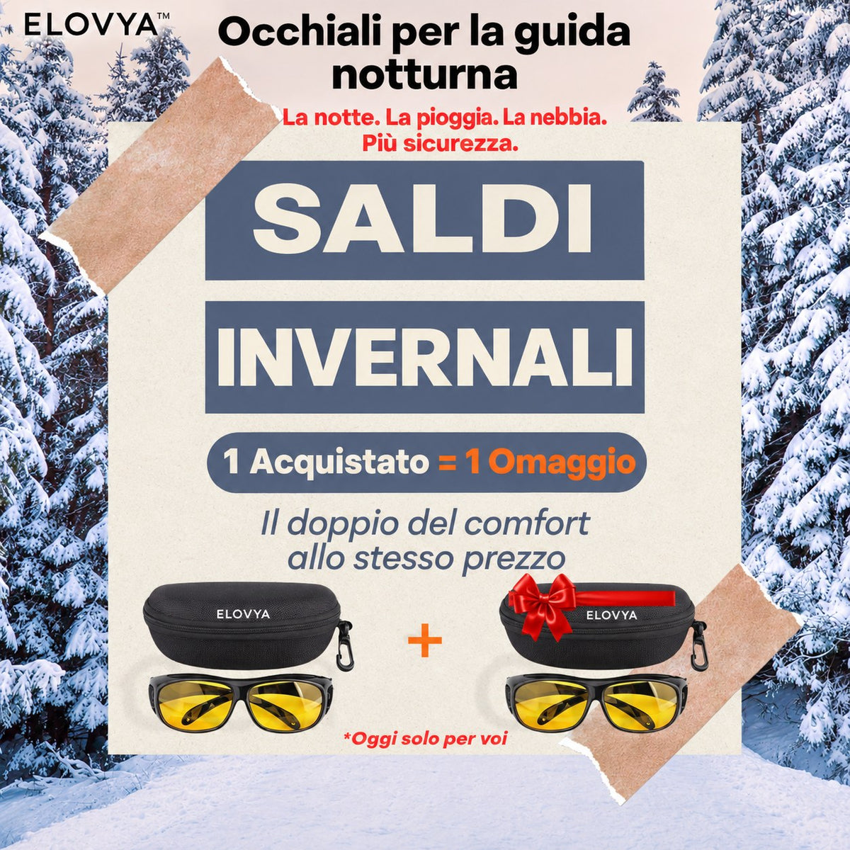 Elovya occhiali notte