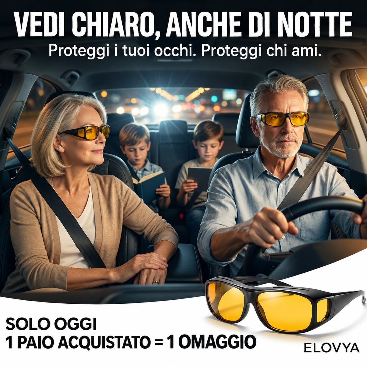Elovya occhiali notte