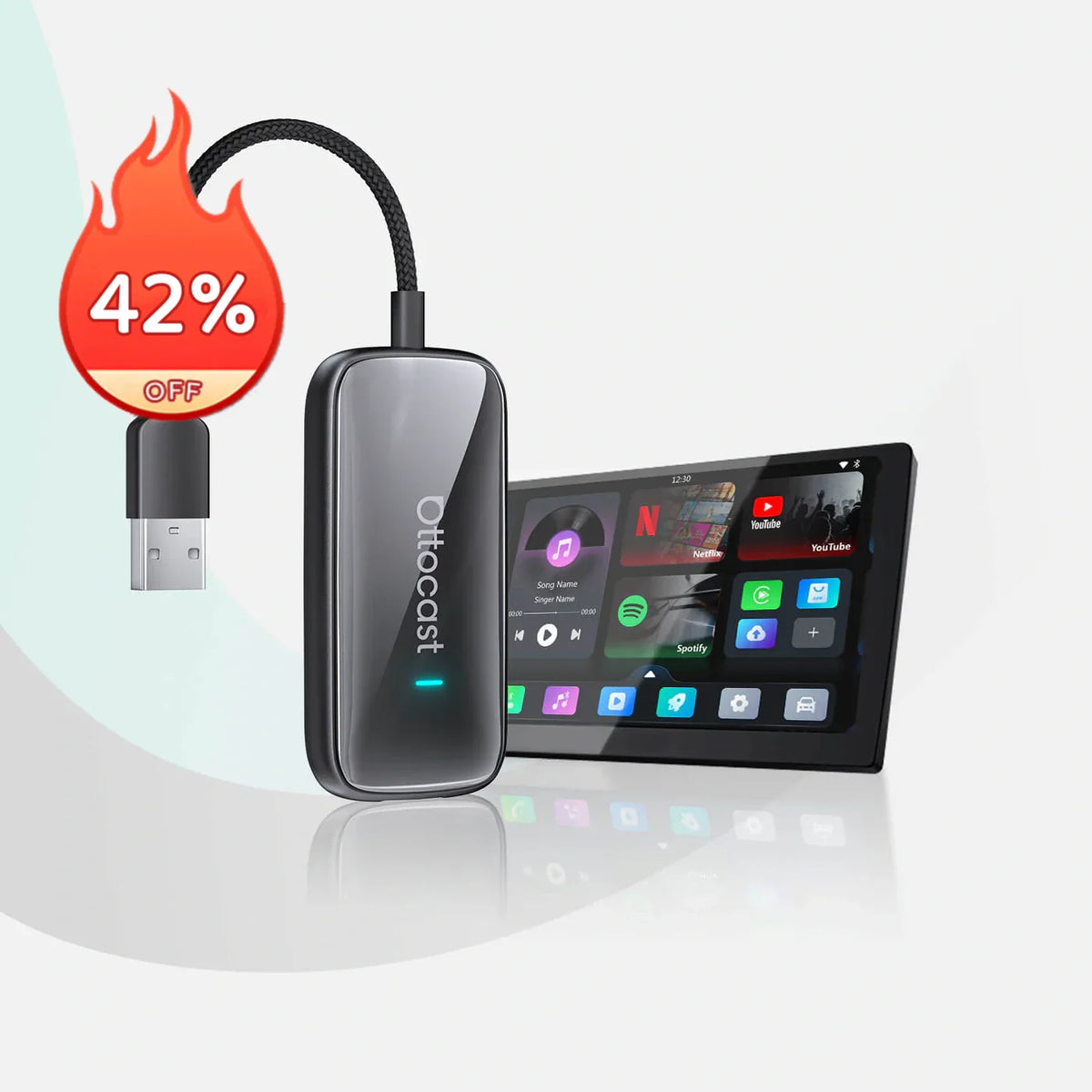 ⏳ 12-Stunden-Blitzangebot! Nicht verpassen! 💥 Play2Video Ultra Wireless CarPlay/Android Auto All-in-1 Adapter