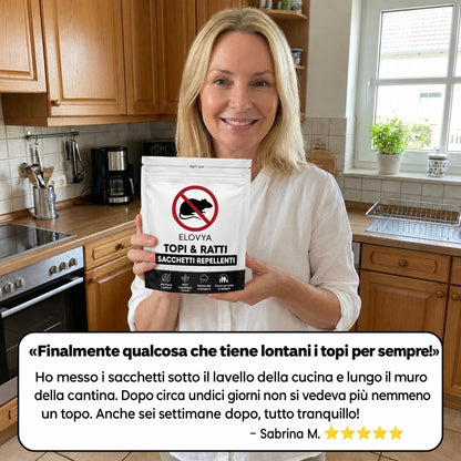 Elovya sacchetti repellenti topi e ratti