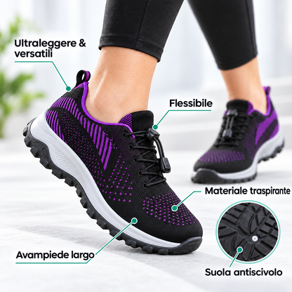 Elovya scarpe comfort per piedi gonfi e larghi