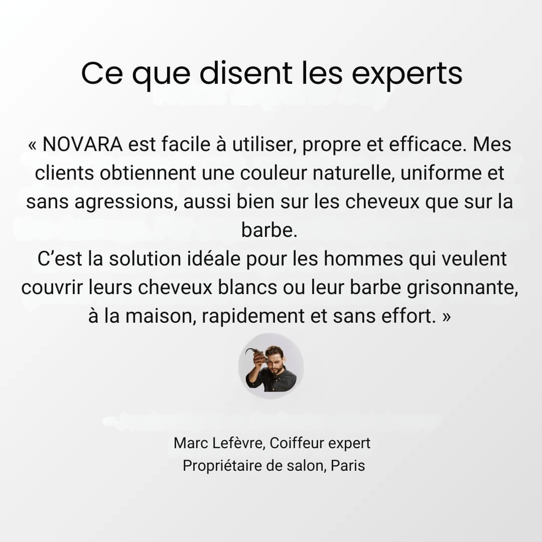 Shampoing colorant instantané Homme